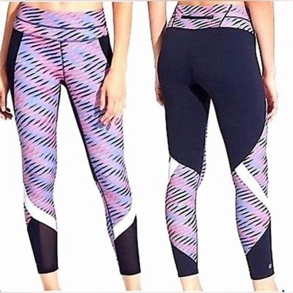 Athleta Leggings Electra Sonar Blue 7/8 Leggings Size Small - Picture 1 of 15